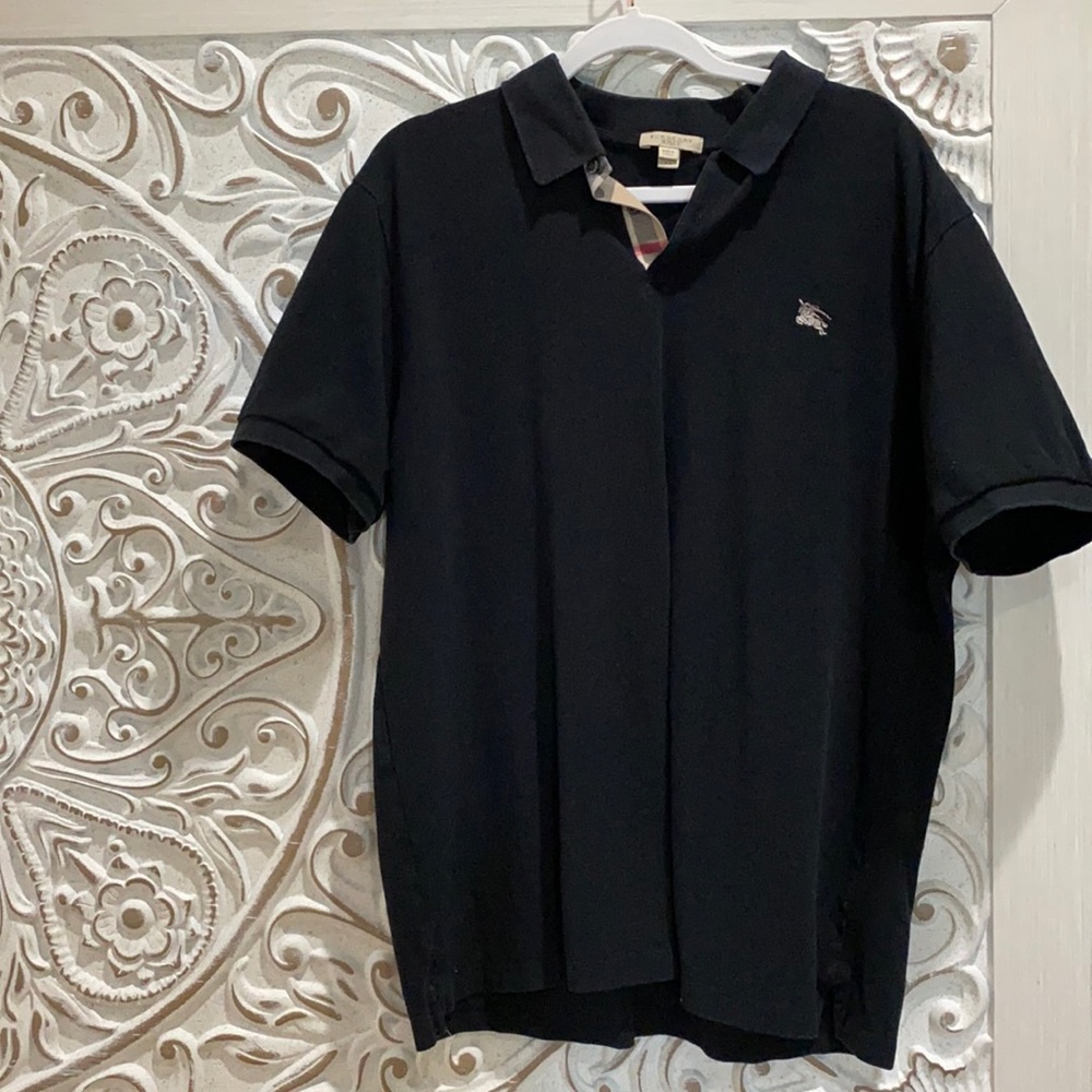 Men’s Burberry Classic Black Polo